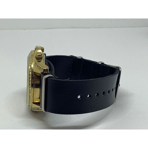 Michael Kors MK5166 Unisex Black Leather Analog Dial Quartz Wrist Watch GE332 - Picture 11 of 11